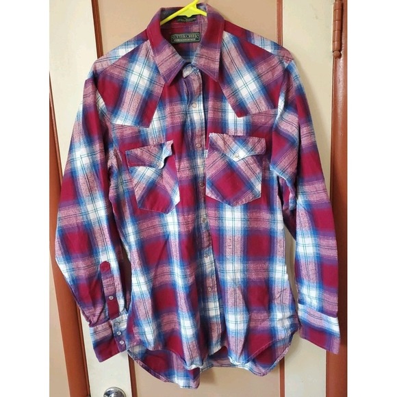Levi's Other - Levi's Sutter Creek Pearly Snap Western Flannel Shirt Men's Size L